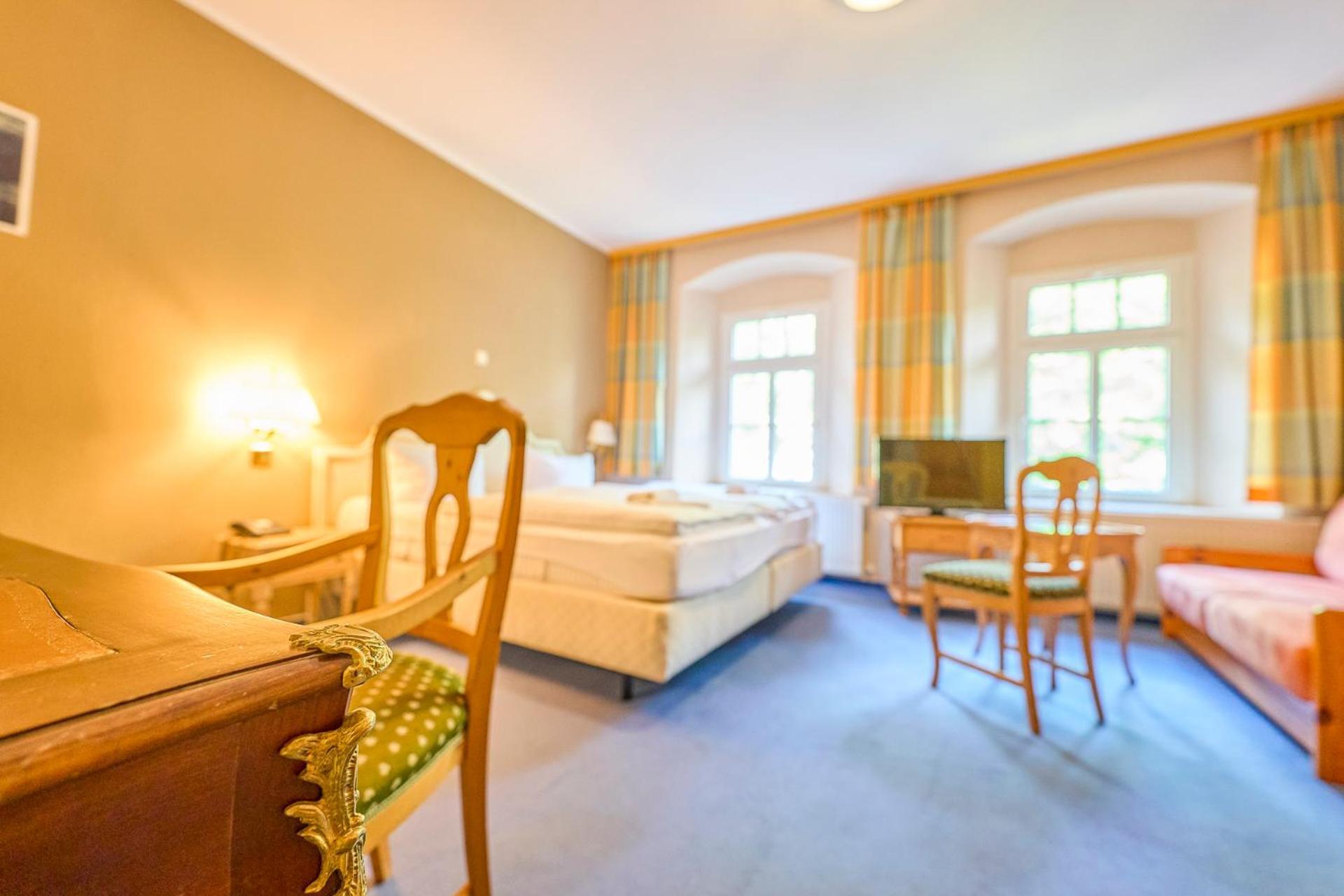 Hotel Bodeblick Thale Esterno foto