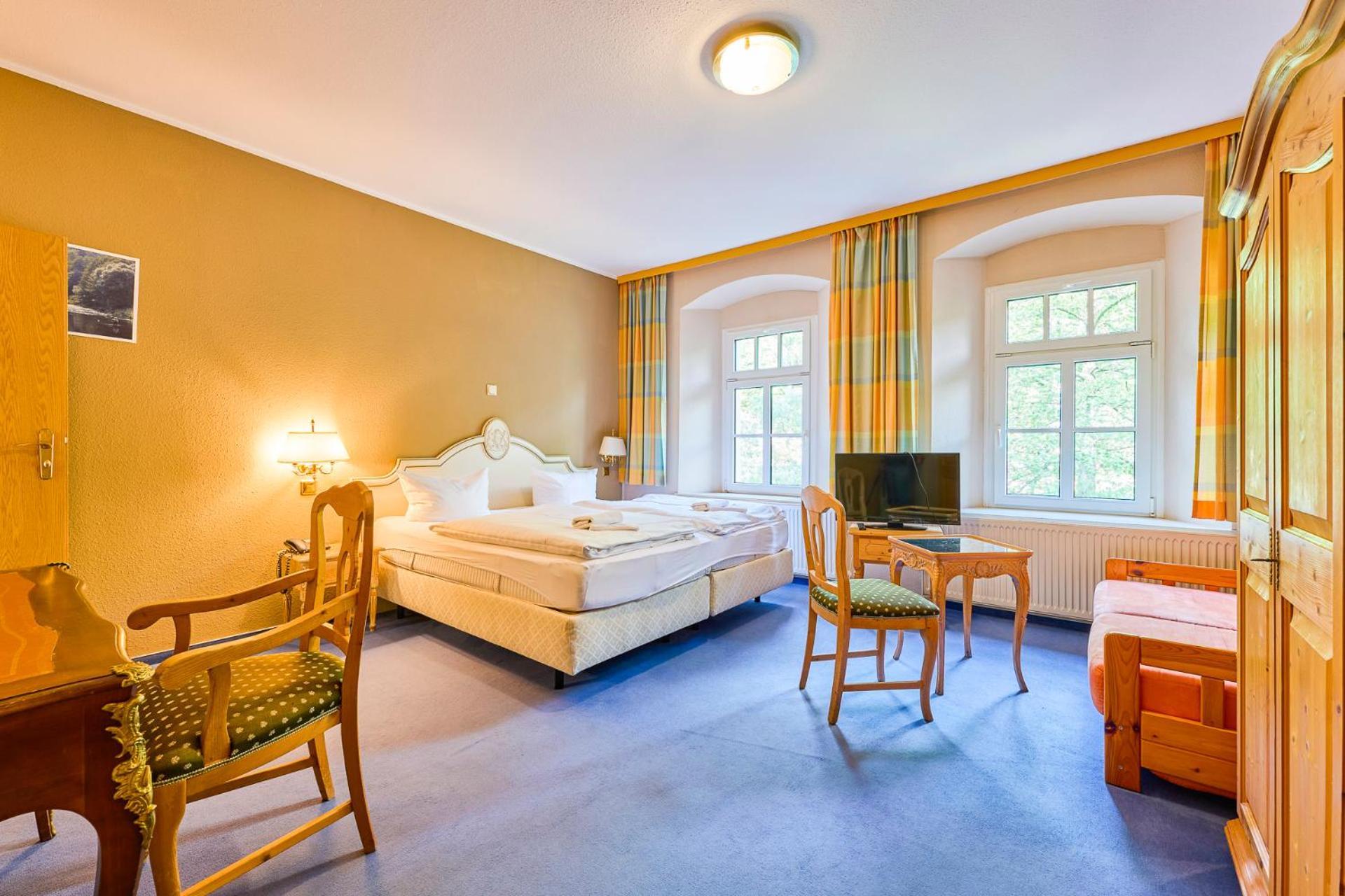 Hotel Bodeblick Thale Esterno foto