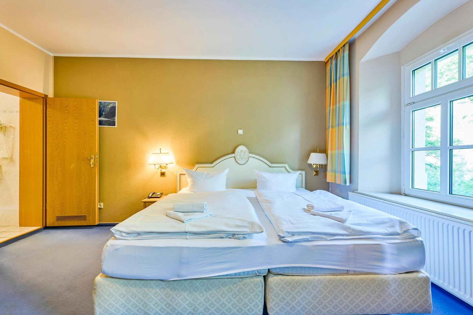 Hotel Bodeblick Thale Esterno foto