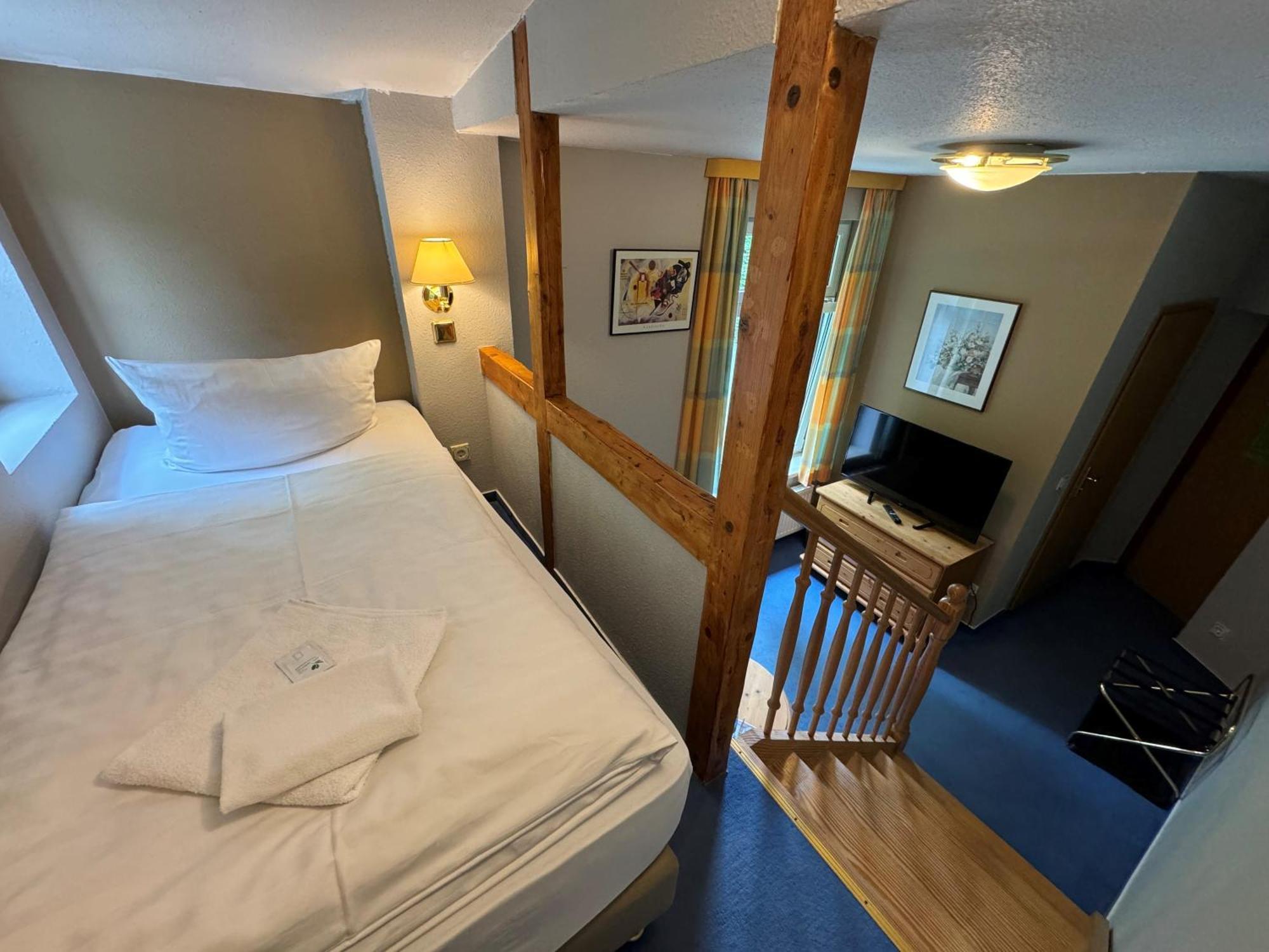 Hotel Bodeblick Thale Esterno foto