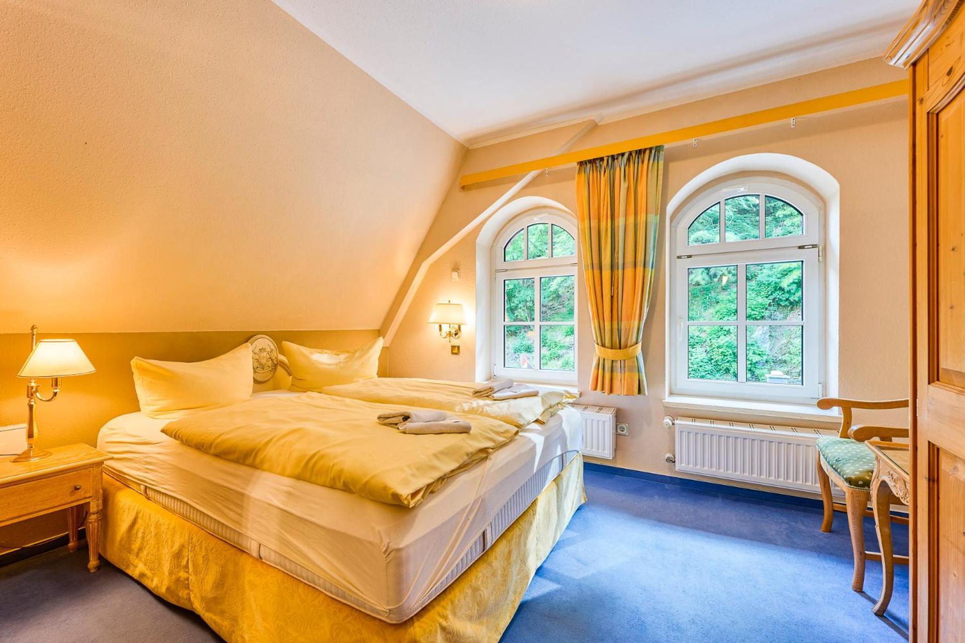 Hotel Bodeblick Thale Esterno foto