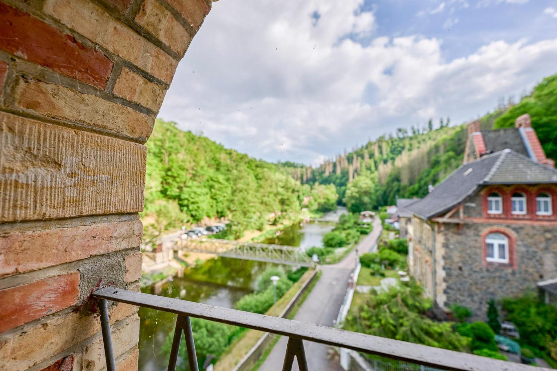 Hotel Bodeblick Thale Esterno foto
