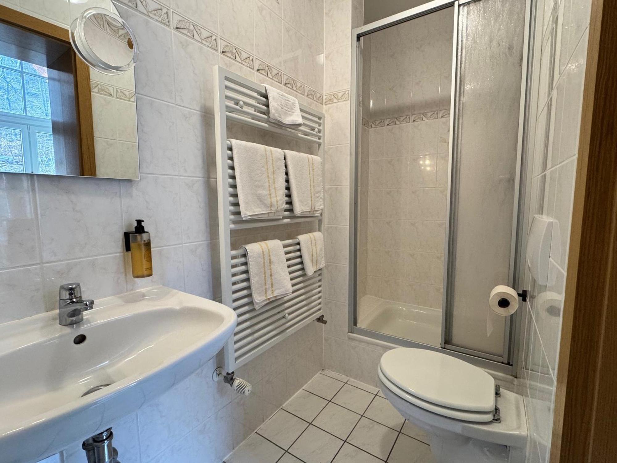 Hotel Bodeblick Thale Esterno foto