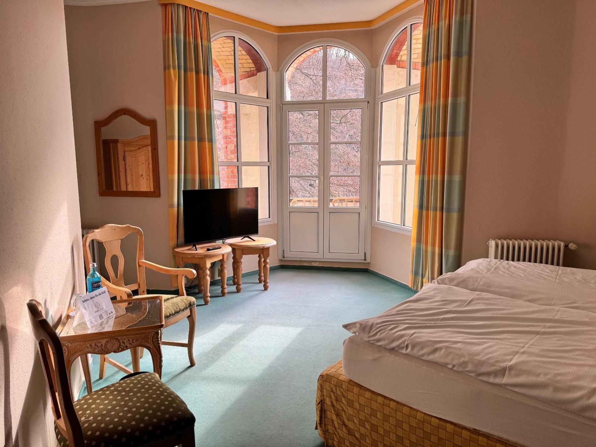 Hotel Bodeblick Thale Esterno foto